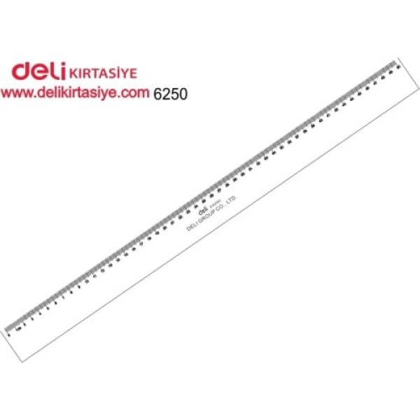 Thước  nhựa 50 cm 6250 (Deli)